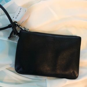 Black coach wristlet, brand new!
